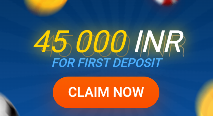 45 000 INR for the first deposit